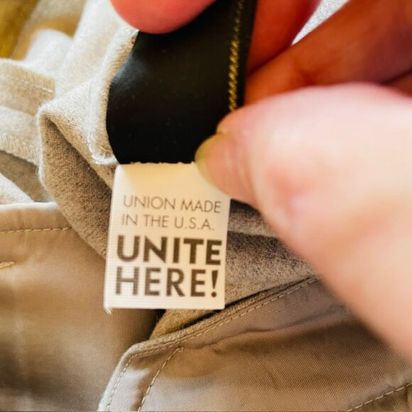 Ralph Lauren Black Label Women's Wool & Cashmere Wide Leg/Flare Pants Gray 10 - Picture 9 of 10